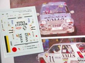 【送料無料】ホビー　模型車　車　レーシングカー デカールcルノーターボラリーモンテカルロdecal calca 143 renault 5 gt turbo j guinovart rally monte carlo 1990