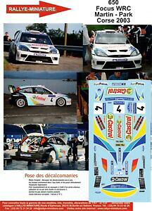 �y���������z�z�r�[�@�͌^�ԁ@�ԁ@���[�V���O�J�[ �f�J�[���t�H�[�J�X�}�[�e�B���c�[���h�R���X�����[�����[decals 143 ref 0650 focus wrc markko martin tour de corse 2003 rallye rally