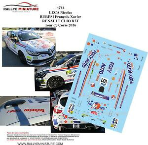 yzzr[@͌^ԁ@ԁ@[VOJ[ fJ[m[NIc[hRX[[decals 143 ref 1714 renault clio r3 leca tour de corse 2016 rallye wrc rally
