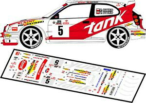 yzzr[@͌^ԁ@ԁ@[VOJ[ fJ[g^J[[decals 143 toyota corolla wrc 5 dytko rallye warszawski 2002 d43041