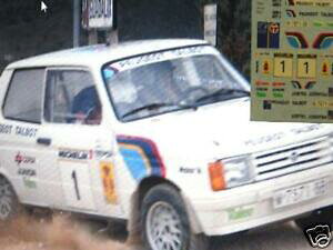 yzzr[@͌^ԁ@ԁ@[VOJ[ fJ[c^{bg[[Xdecal calca 143 talbot samba a zanini rally race 1984