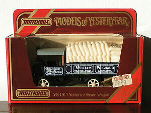 �y���������z�z�r�[�@�͌^�ԁ@�ԁ@���[�V���O�J�[ ���[�N�V���[�X�`�[�����S���{�b�N�X���f��y8 1917 yorkshire steam wagon pritchard livree models of yesteryear en parfait etat, dans sa boite