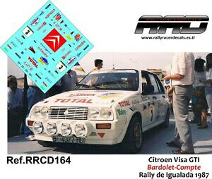 �y���������z�z�r�[�@�͌^�ԁ@�ԁ@���[�V���O�J�[ �f�J�[��c�V�g���G���r�U�C�O�A���_�����[decalcalca 143; citroen visa gti; bardoletcompte; rally de igualada 1987