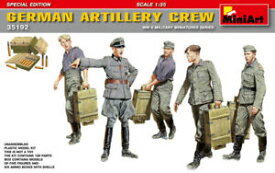 【送料無料】ホビー　模型車　車　レーシングカー ドイツプラスチックキットモデルgerman artillery crew figure plastic kit 135 model miniart