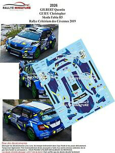 yzzr[@͌^ԁ@ԁ@[VOJ[ fJ[VR_t@rAMo[gdecals 143 ref 2026 skoda fabia r5 gilbert criterium des cevennes 2019