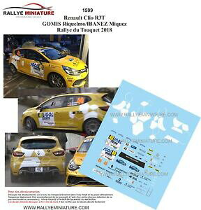 yzzr[@͌^ԁ@ԁ@[VOJ[ fJ[m[gDP[NI[decals 143 ref 1599 renault clio r3 gomis rallye du touquet 2018 rally