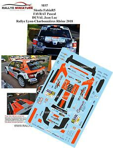 yzzr[@͌^ԁ@ԁ@[VOJ[ fJ[VR_t@rA[decals 143 ref 1617 skoda fabia r5 favrat rallye lyon charbonnieres 2018 rally