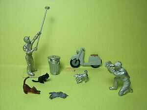yzzr[@͌^ԁ@ԁ@[VOJ[ |X^[yLfigurines 143 set 201 le colleur d affiches vroom a peindre unpainted