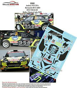 yzzr[@͌^ԁ@ԁ@[VOJ[ fJ[qfeJ[[decals 143 ref 2060 hyundai i20 r5 nucita rallye monte carlo 2020 wrc rally