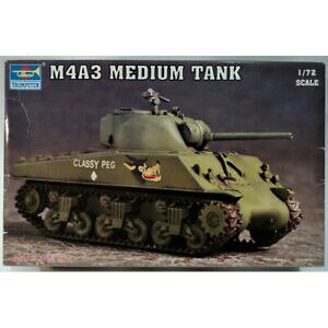 yzzr[@͌^ԁ@ԁ@[VOJ[ gyb^[^NLbgfBtrumpeter 07224 m4a3 medium tank scala 172 kit di montaggio sigillato