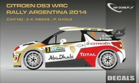 【送料無料】ホビー　模型車　車　レーシングカー デカールシトロエン＃ラリーアルゼンチンdecals 143 citroen ds3 wrc 3 meeke rallye argentine 2014 mfz d43321
