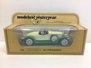 �y���������z�z�r�[�@�͌^�ԁ@�ԁ@���[�V���O�J�[ �}�b�`���f��matchbox models of yesteryear y14 stutz bearcat 1931