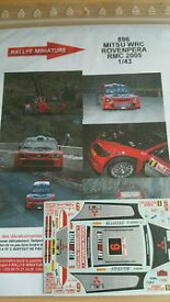 【送料無料】ホビー　模型車　車　レーシングカー デカールランサーラリーモンテカルロラリーdecals 143 ref 0895 mitsubishi lancer wrc panizzi rallye monte carlo 2005 rally
