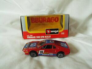 yzzr[@͌^ԁ@ԁ@[VOJ[ tF[[^burago ferrari 308 gtb rally cod 4148 143