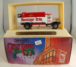 yzzr[@͌^ԁ@ԁ@[VOJ[ }b`ZfXxcgbNmatchbox ygb17 1932 mercedes benz l5 lorry henninger 143