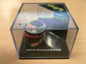 【送料無料】ホビー　模型車　車　レーシングカー オニキスベルガーフォーミュラヘッドセットモデル112 onyx hf034 gerrhard berger formule 1 f1 modele casque