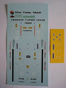 yzzr[@͌^ԁ@ԁ@[VOJ[ fJ[tF[decal f1 ferrari 126 c2 f1 1982