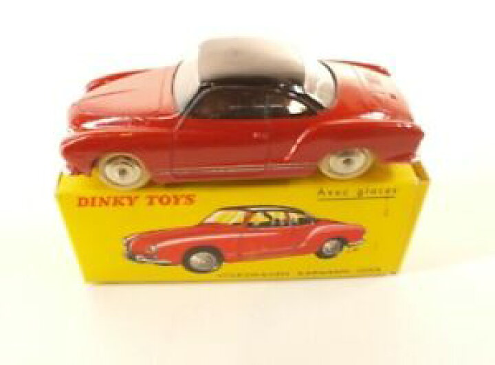 Dinky Toys 24M Volkswagen Karmann Ghia Rouge - 1/43, Jamais Jouée, Boîte D'origine