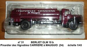 �y���������z�z�r�[�@�͌^�ԁ@�ԁ@���[�V���O�J�[ �g���b�N���C�i���[n 31 berliet glm 10 b camion pinardier vignobles carriere a mauguio 34 143