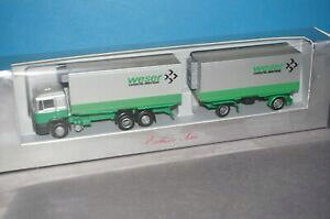 �y���������z�z�r�[�@�͌^�ԁ@�ԁ@���[�V���O�J�[ ua���W�X�e�B�N�Xrf39] man wechselpritschenkuhlhangerzug weser logistique herpa 187 ovp