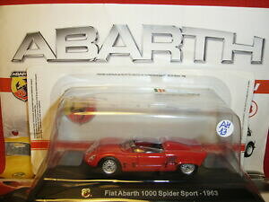 yzzr[@͌^ԁ@ԁ@[VOJ[ AogtBAbgNX|[cptbgAVFbg143 abarth fiat 1000 spider sport 1963 brochure hachette n 13