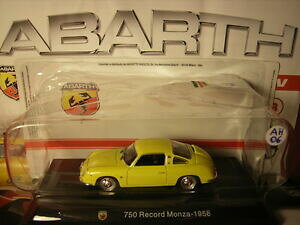 yzzr[@͌^ԁ@ԁ@[VOJ[ tBAbgAogR[hc@ptbgAVFbg143 abarth fiat 750 record monza 1958 brochure hachette n 6