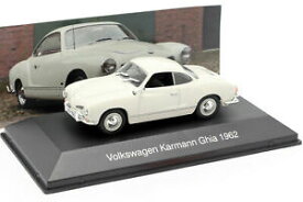 【送料無料】ホビー　模型車　車　レーシングカー フォルクスワーゲンフォルクスワーゲンカブリオレタイプギアvolkswagen vw karmann ghia annee 1962 blanc 143 altaya
