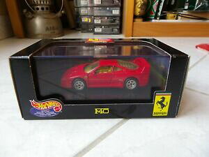 �y���������z�z�r�[�@�͌^�ԁ@�ԁ@���[�V���O�J�[ �t�F���[���~�j�`���A�{�b�N�Xferrari f40 hotwheels mattel 143 miniature avec boite