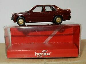 【送料無料】ホビー 模型車 車 レーシングカー ホメルセデスベンツダークボックスブラウンherpa ho 187 mercedesbenz 190 e 23 16s marron fonce in box