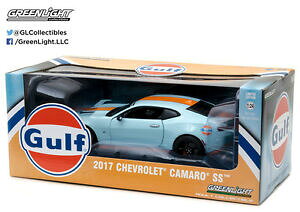 yzzr[@͌^ԁ@ԁ@[VOJ[ V{[J}KtICgreenlight chevrolet camaro ss 2017 gulf huile 18233 124 edition limitee