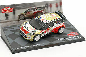 yzzr[@͌^ԁ@ԁ@[VOJ[ VgGeJ[Gicitroen ds3 wrc 1 vainqueur rallye monte carlo 2013 lagrow, elena 143 altaya