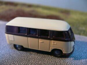 �y���������z�z�r�[�@�͌^�ԁ@�ԁ@���[�V���O�J�[ ���o�X�x�[�W���u���E��187 brekina 0666 vw t1 a bus beigemarron 31001