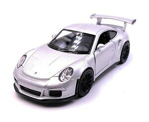 yzzr[@͌^ԁ@ԁ@[VOJ[ |VFOAe}sX|[cfeporsche gt3 rs voiture sport maquette de auto argent masstab 13 4 licence