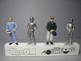【送料無料】ホビー　模型車　車　レーシングカー ドライバースパーク4 figurines 143 set 309 des pilotes de 1964 vroom non peint spark