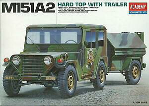 yzzr[@͌^ԁ@ԁ@[VOJ[ AJf~[]n[hgbvg[[A[gacademy 135 mezzo militare m151a2 hard top with trailer art 13012
