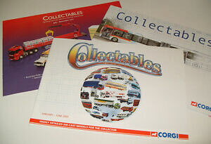 yzzr[@͌^ԁ@ԁ@[VOJ[ R[M[ObYJ[ptbg×corgi toys collectables couleur brochures x 3