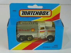 �y���������z�z�r�[�@�͌^�ԁ@�ԁ@���[�V���O�J�[ �}�b�`�V�F���^���J�[vg matchbox peterbilt shell fuel tanker 5