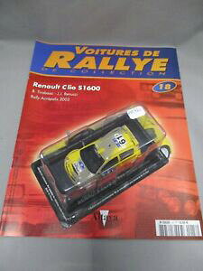 yzzr[@͌^ԁ@ԁ@[VOJ[ [J[m[NIak720 143 altaya voitures de rallye n18 renault clio s1600 acropolis tbe