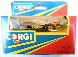 yzzr[@͌^ԁ@ԁ@[VOJ[ re[W_CJXgRxbgvintage diecast modelcret corgi corvette vette amp; flammes 90200circa 1991