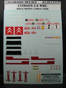 �y���������z�z�r�[�@�͌^�ԁ@�ԁ@���[�V���O�J�[ �f�J�[���V�g���G�����������e�J�����R�����hdecals 132 citroen c4 wrc 1 et 2 monte carlo 2008 colorado 32141