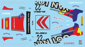 �y���������z�z�r�[�@�͌^�ԁ@�ԁ@���[�V���O�J�[ �f�J�[���V�g���G�����A���f���k���@���y�����[decals 143 citroen c2 s1600 22 van petter rallye des ardennes 2015 d43420