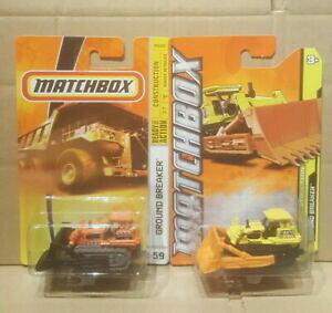 yzzr[@͌^ԁ@ԁ@[VOJ[ }b`A[Xu[JJ[hob`matchbox ground breaker lot de 2, comme neuf on card