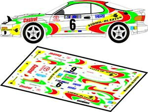 �y���������z�z�r�[�@�͌^�ԁ@�ԁ@���[�V���O�J�[ �f�J�[���g���^�Z���J���z�����B�b�`�����[decals 143 toyota celica 6 holowczyc rallye krakowski 1995 d43069