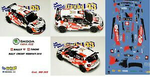 yzzr[@͌^ԁ@ԁ@[VOJ[ fJ[VR_t@rA[decal 143 skoda fabia r5 ballinari rally vedovati 2018