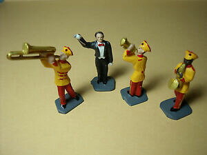 �y���������z�z�r�[�@�͌^�ԁ@�ԁ@���[�V���O�J�[ �V���N�h�~���[�W�V�����y���L4 figurines 143 set 186 cirque pinder les musiciens vroom a peindre