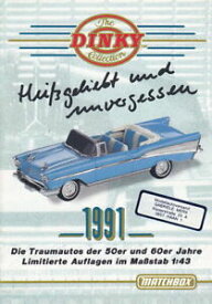 【送料無料】ホビー　模型車　車　レーシングカー マッチカタログドイツmatchbox dinky catalogue 1991 allemand