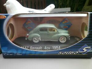 �y���������z�z�r�[�@�͌^�ԁ@�ԁ@���[�V���O�J�[ �t�����X���m�[�{�b�N�Xsolido france 143 renault 4 cv 1954 ref 4537 comme neuf en boite