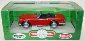 yzzr[@͌^ԁ@ԁ@[VOJ[ XP[fbritains 118 echelle moule sous pression metal voiture modele 7884 triumph tr6 roadsterrouge