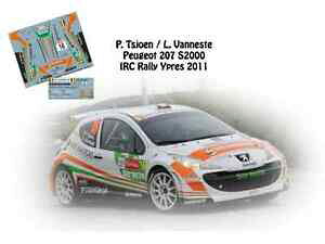 yzzr[@͌^ԁ@ԁ@[VOJ[ fJ[vW[C[v[decals 143 peugeot 207 s2000 16 ptsjoen rallye irc dypres 2011 ncm028