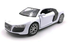 yzzr[@͌^ԁ@ԁ@[VOJ[ AEfBX|[cJ[I[gzCgsfemaquette de voiture audi r8 voiture sport blanc auto masstab 13 439 licence